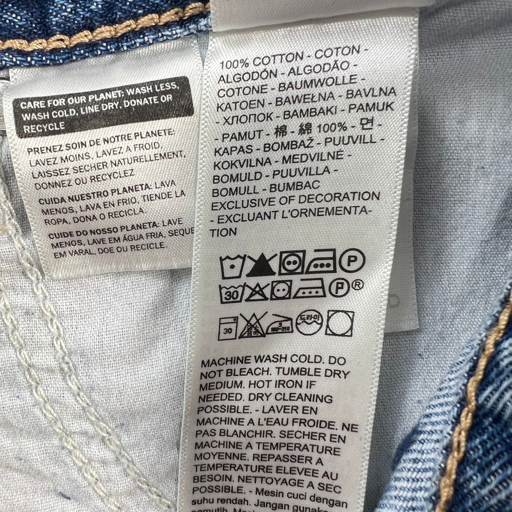 Levi's Cinch Barrel Women's Jeans 29 Light Wash Blue High Rise Wide Leg Relaxed - Picture 6 of 11